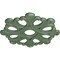 Ekena Millwork Angel Ceiling Medallion (Fits Canopies up to 4 3/8"), 20 7/8"OD x 3 5/8"ID x 1"P, Athenian Green CM20ANAGF - alternate 4